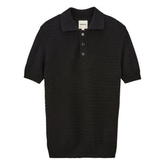 Noyoco - Haring Bio-Baumwoll Polo T-Shirt | Schwarz