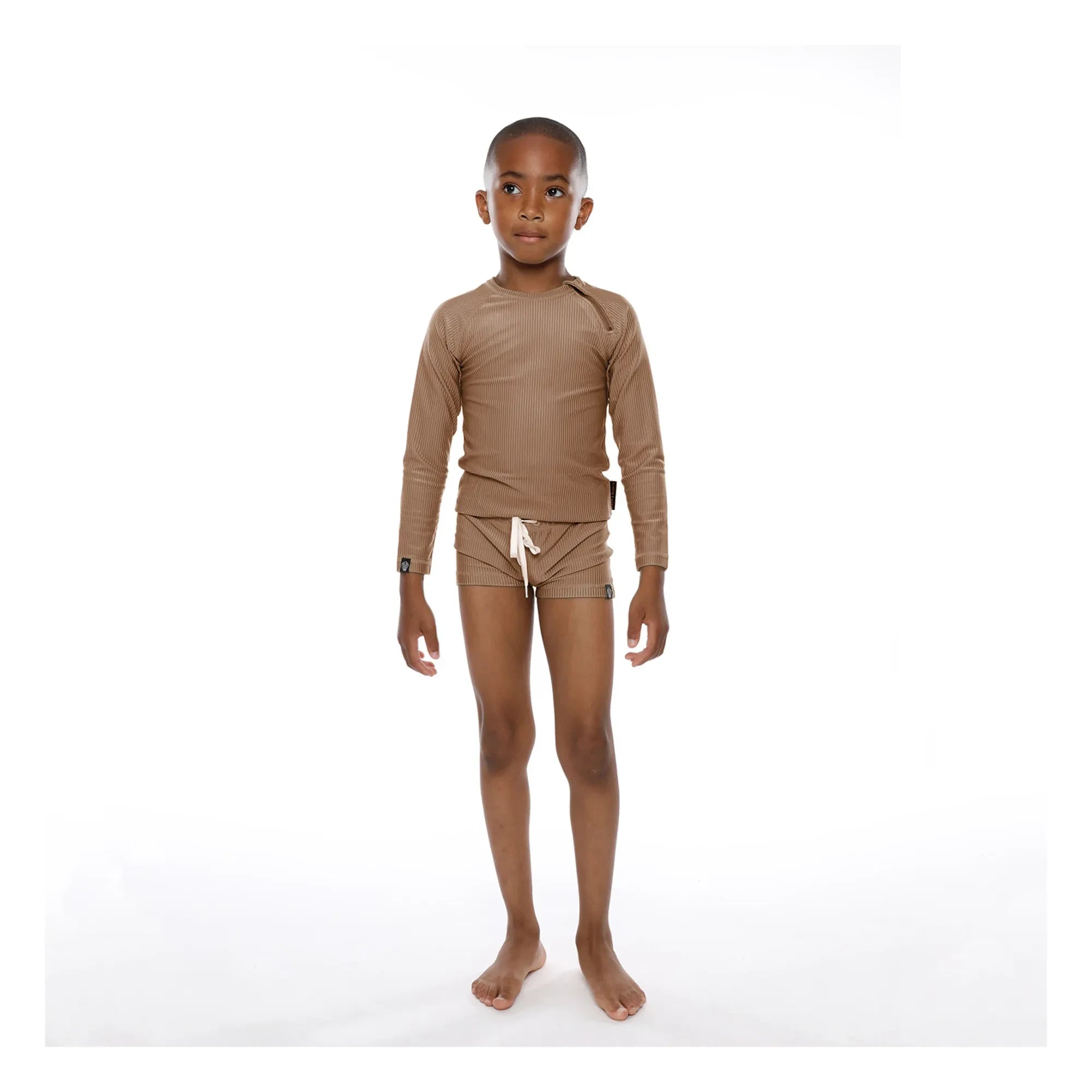 Beach & Bandits - Anti-UV Corduroy T-Shirt | Braun