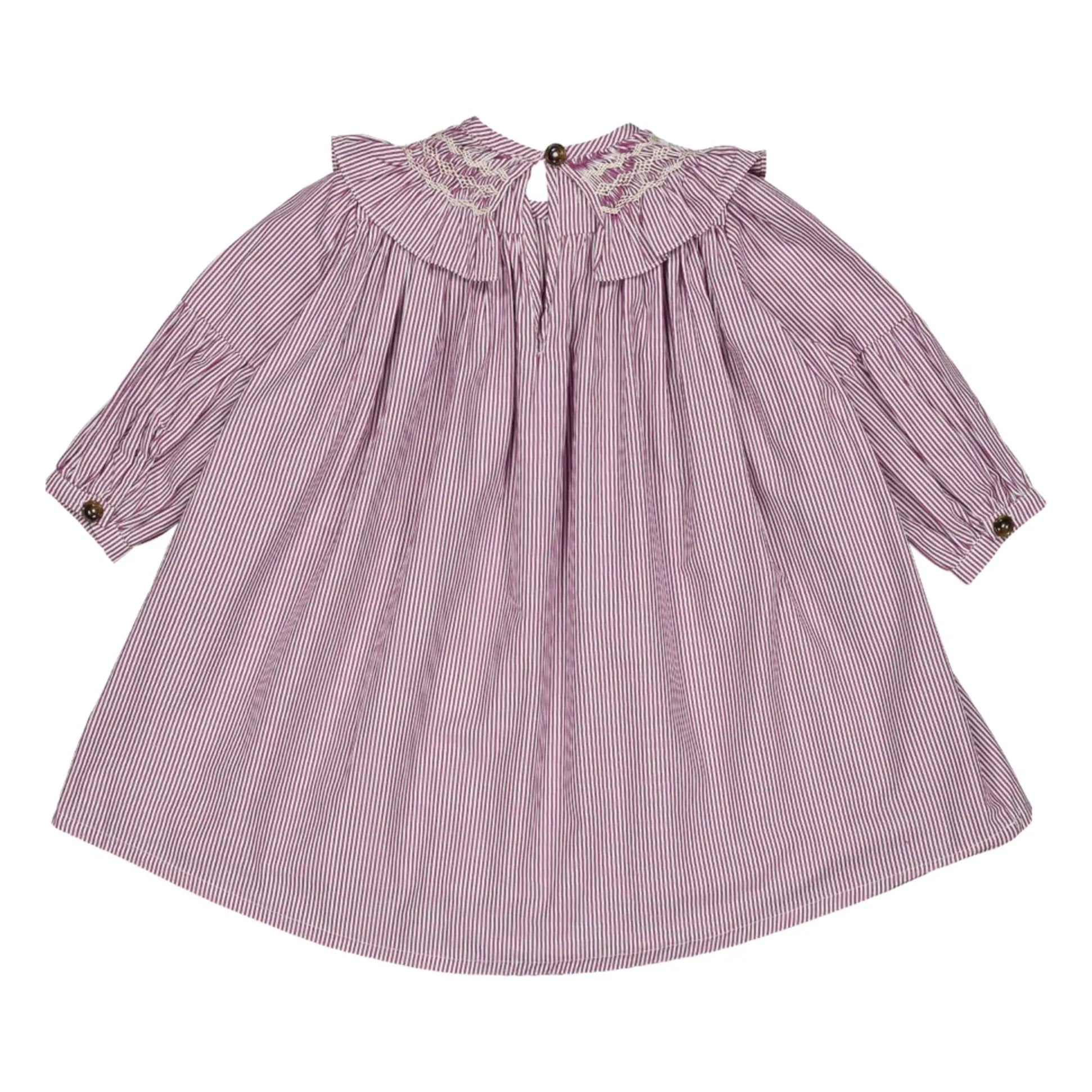 Loir - Bianca Gestreiftes Kleid | Lila