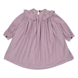 Loir - Bianca Gestreiftes Kleid | Lila