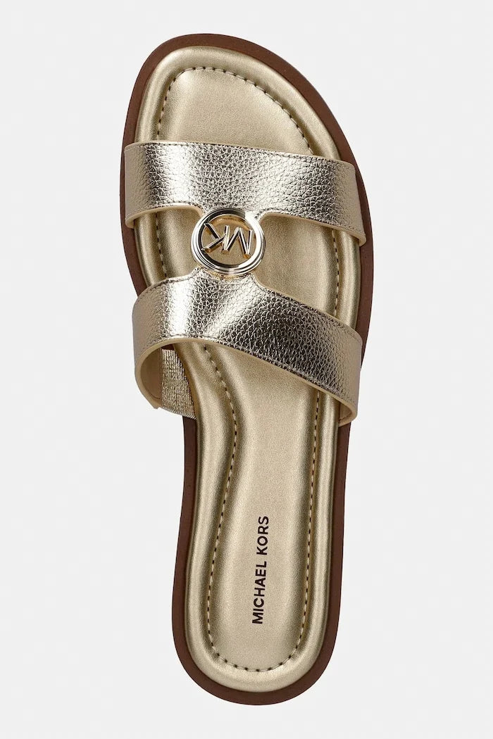 MICHAEL Michael Kors Kadın Deri Erin Flat Sandalet
