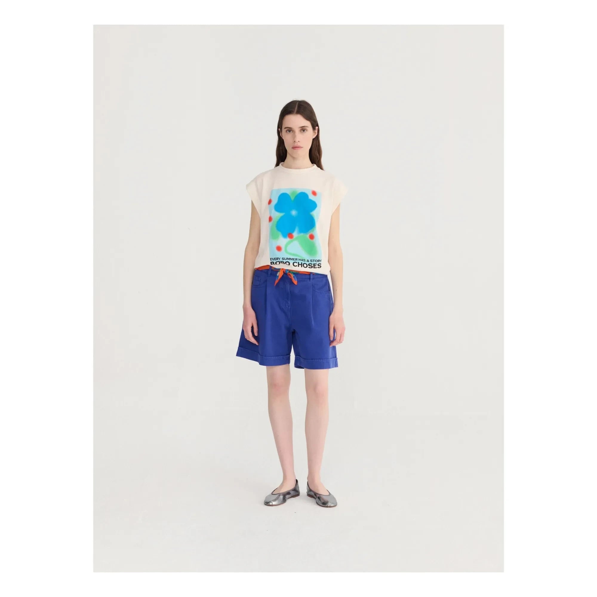 Bobo Choses - Bio-Baumwolle Bermuda Shorts | Blau
