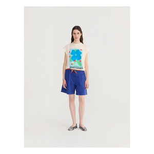 Bobo Choses - Bio-Baumwolle Bermuda Shorts | Blau
