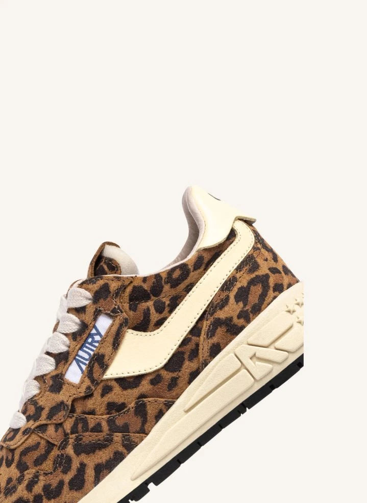 Autry - Reelwikid Niedrig Wildleder Sportschuhe | Leopard