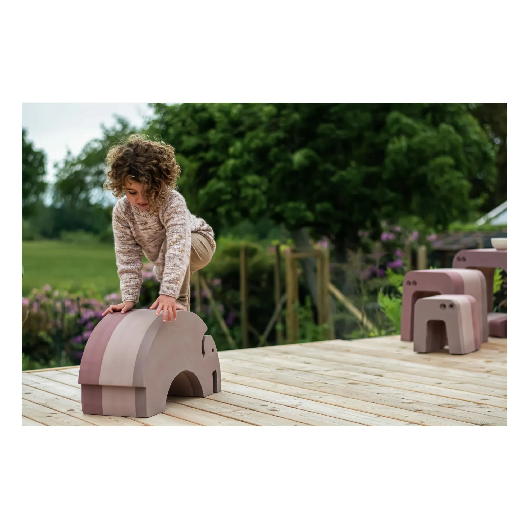 BObles - Elefant Weichschaum-Kletterspielzeug | Pink