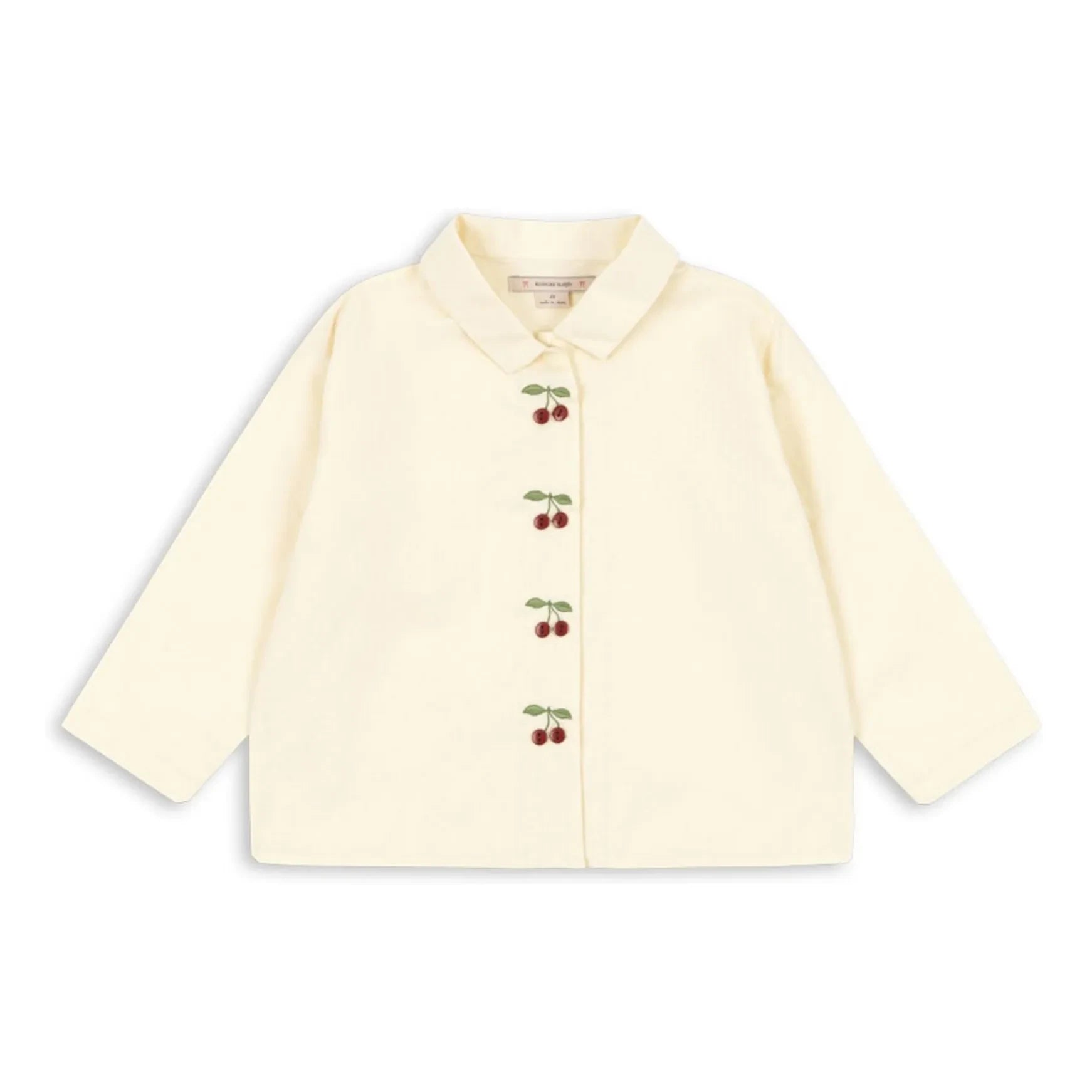 Konges Sløjd - Evia Kirschblüten Bio-Baumwollhemd | Creme