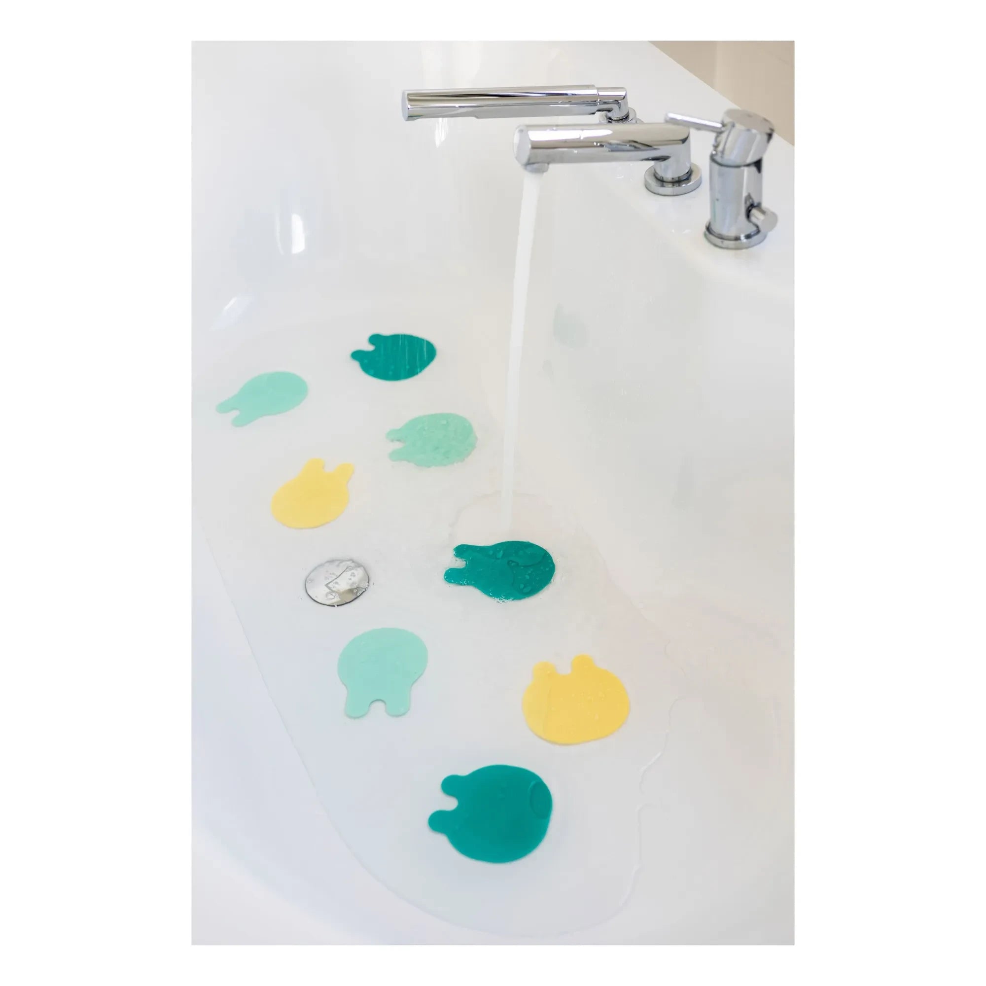 Quut - Grippi Badematten - 8er Set | Gelb