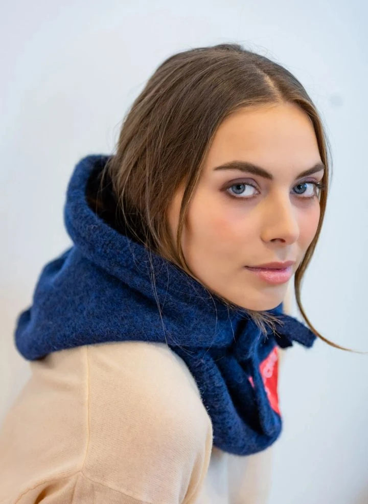 K'puche - Kim Alpaka Kapuzenpullover | Dunkelblau