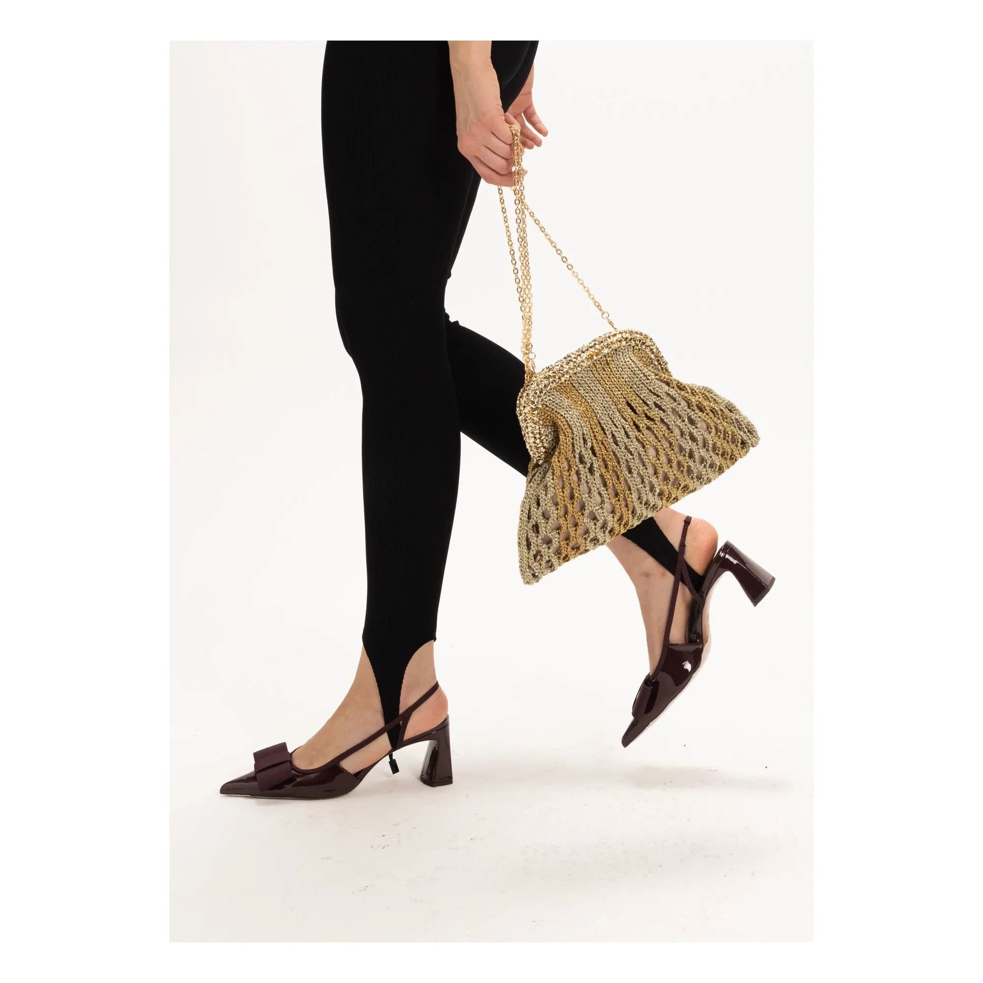 Nadia Dafri - Rahime Clutch Çanta | Altın