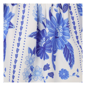 Fabula - Cut Fleurs Kleid | Blau