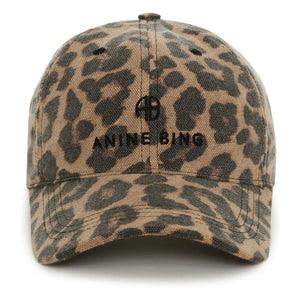 Anine Bing - Jeremy Leopard Mütze | Braun