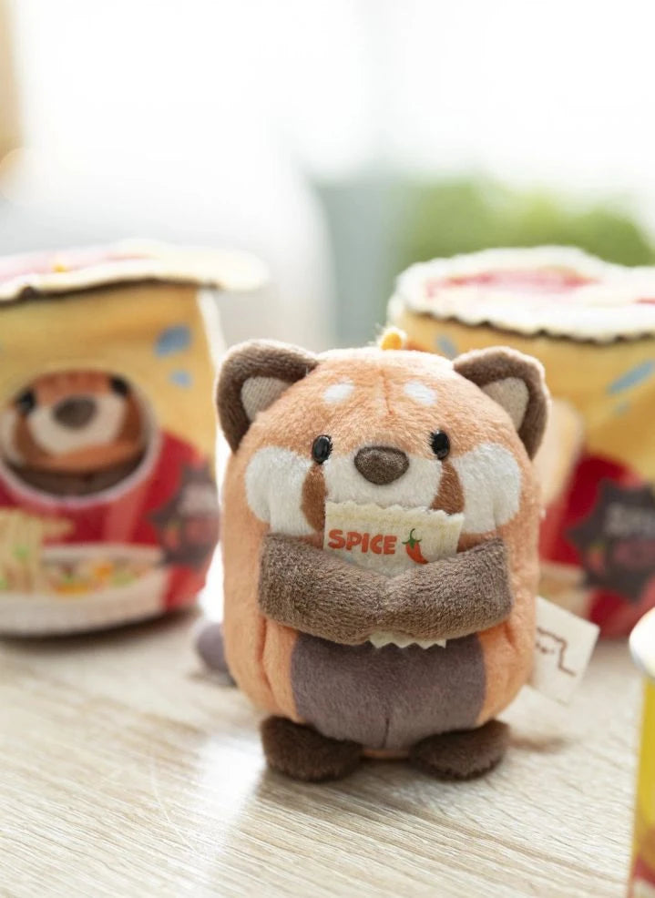 Nici - Akai Roter Panda Plüschspielzeug und Nudel-Kostüm | Orange