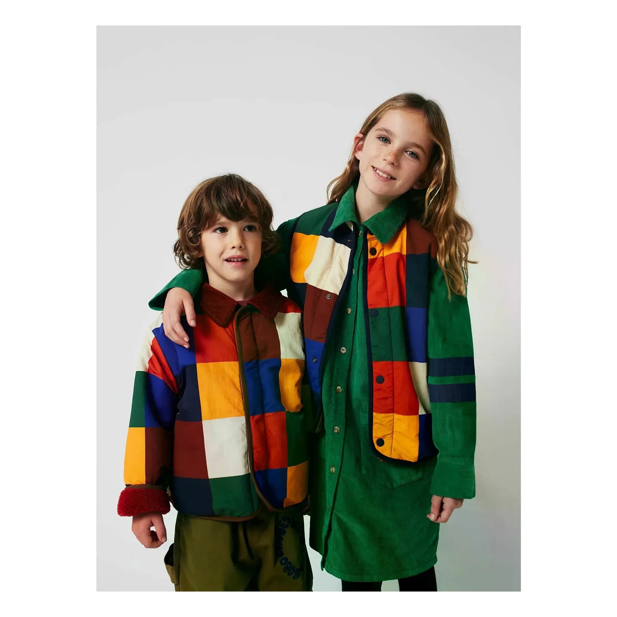 Bobo Choses - Wendbare ärmellose Jacke aus recycelter Faser | Gelb
