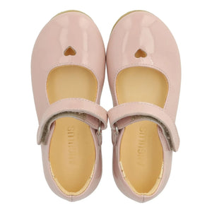 Angulus - Lack-Ballerinas mit Kratzer | Hellrosa