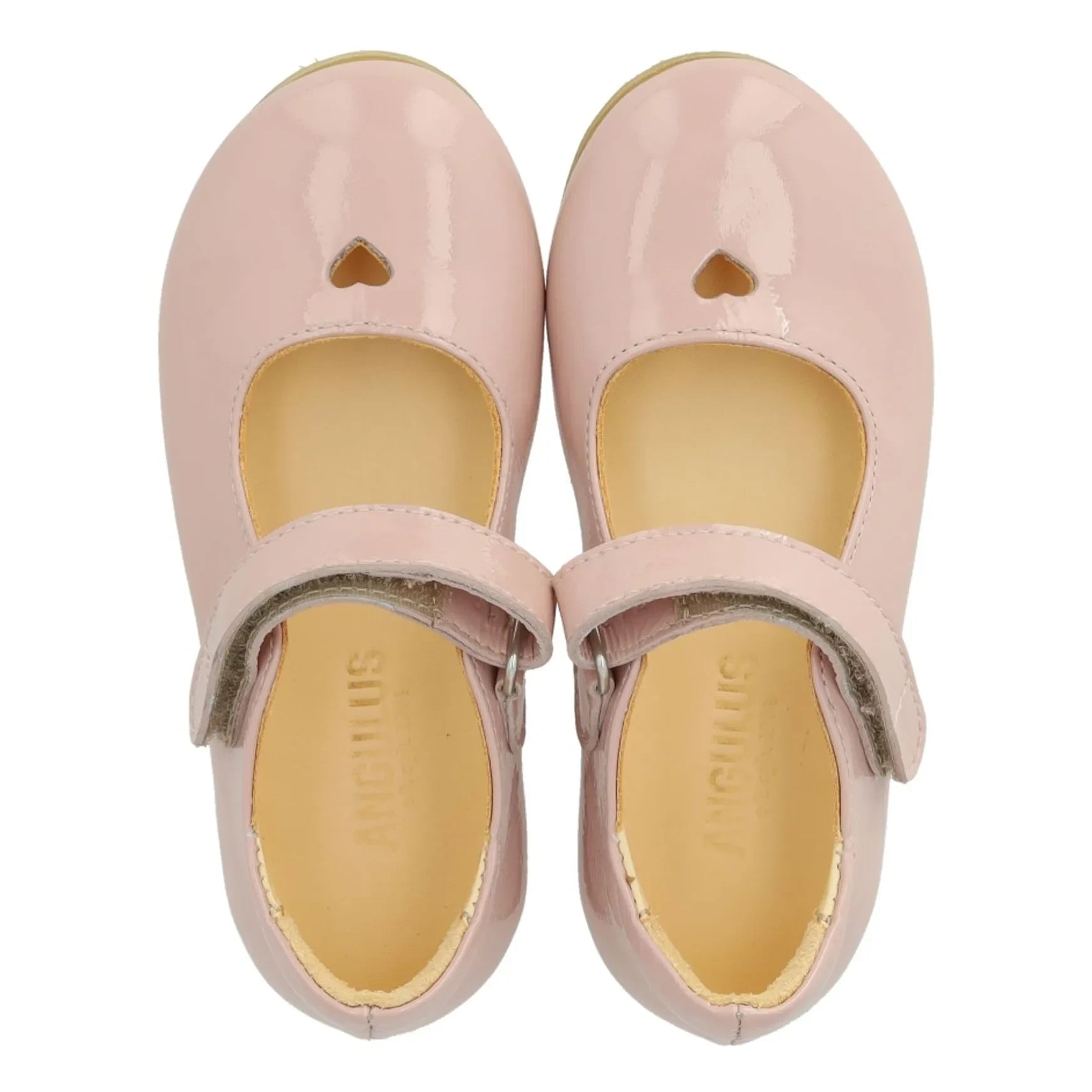 Angulus - Lack-Ballerinas mit Kratzer | Hellrosa