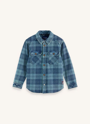 Scotch & Soda - Carreaux Jean Overshirt | Mavi
