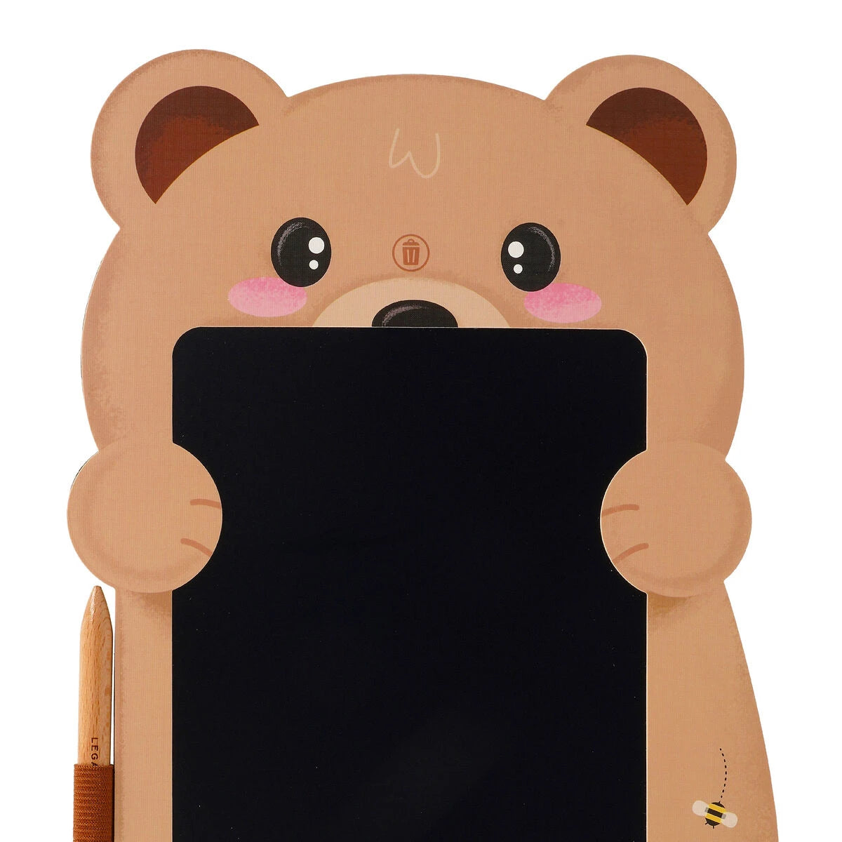 Legami - Bär Portable LCD Zeichenbrett in Karton - Magisches Sketch Board