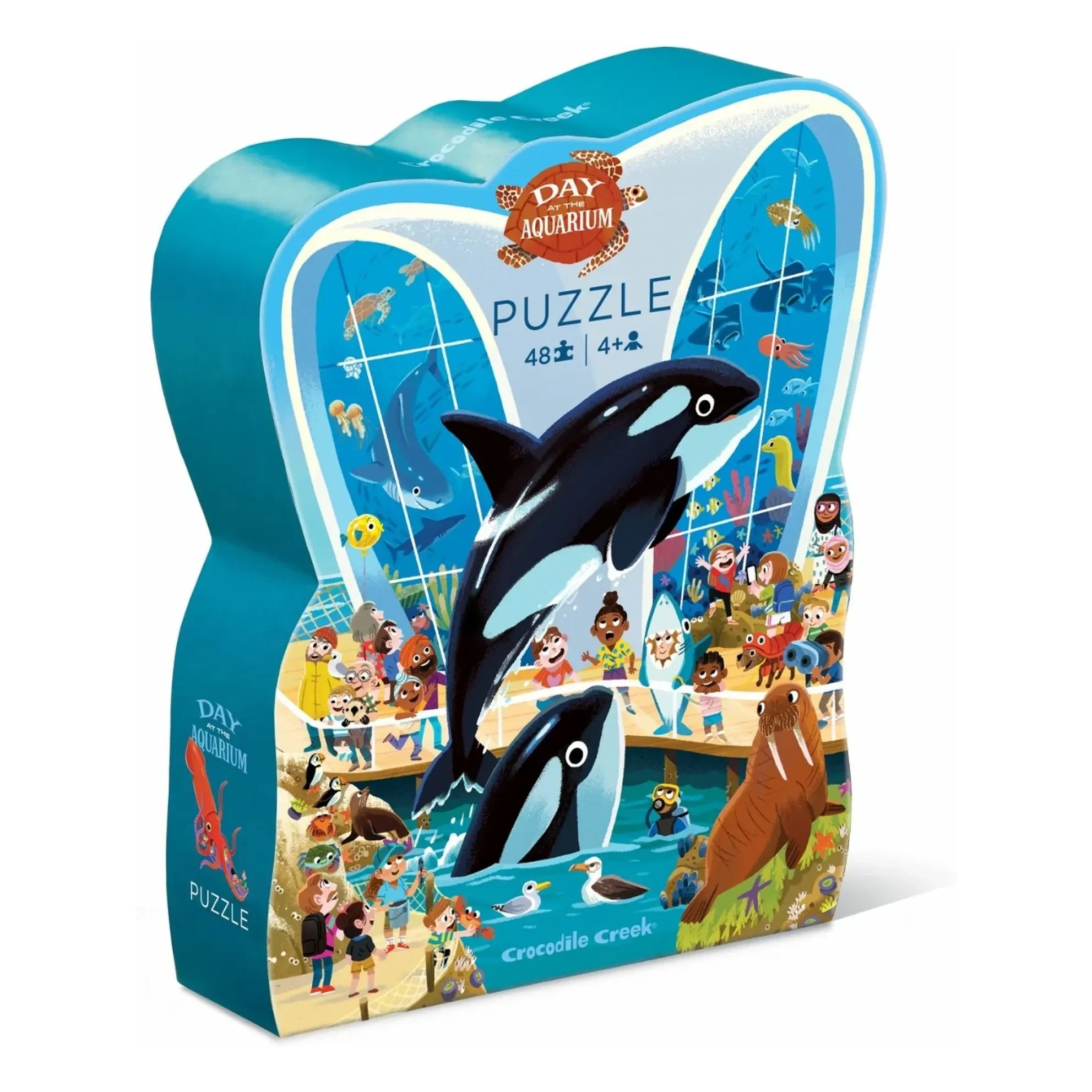 Crocodile Creek - Ein Tag im Aquarium Puzzle - 48 Teile