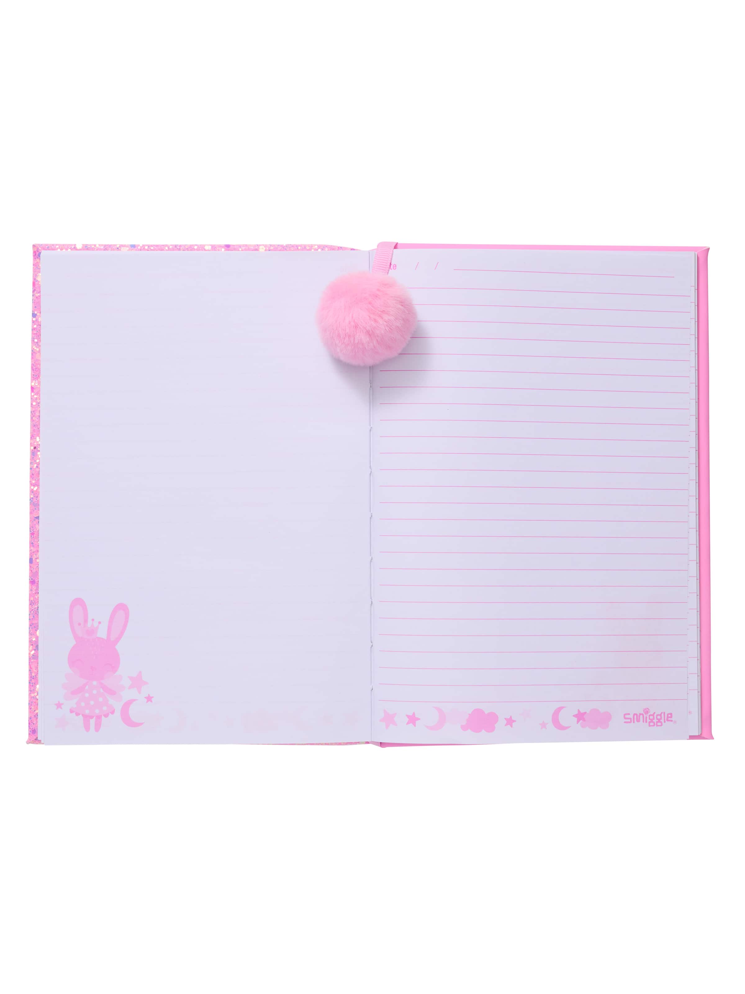 Smiggle - Sequin Dreams Çift Taraflı A5 Defter-Dinossi