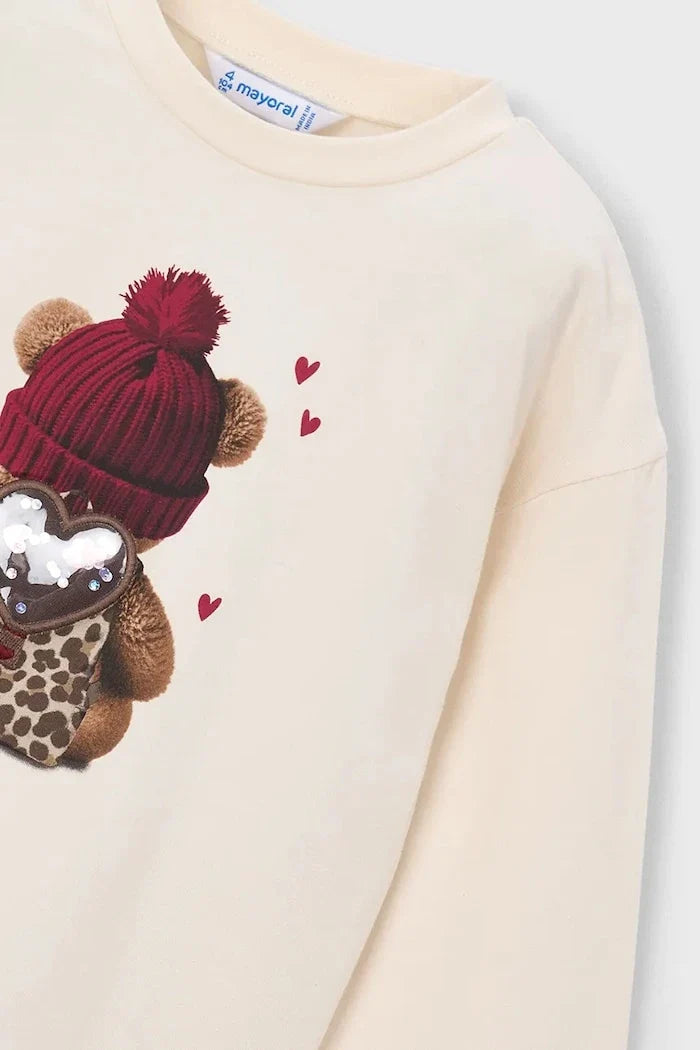 Mayoral Baumwoll-Langarmshirt für Kinder