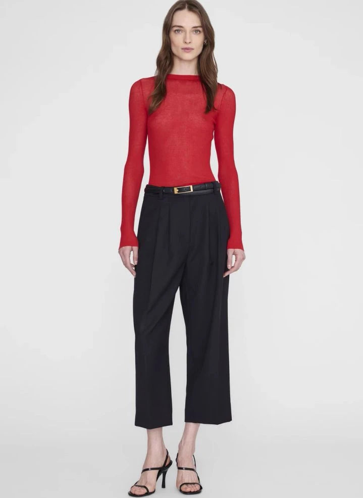 Anine Bing - Tiana Baumwoll-Sweatshirt | Rot