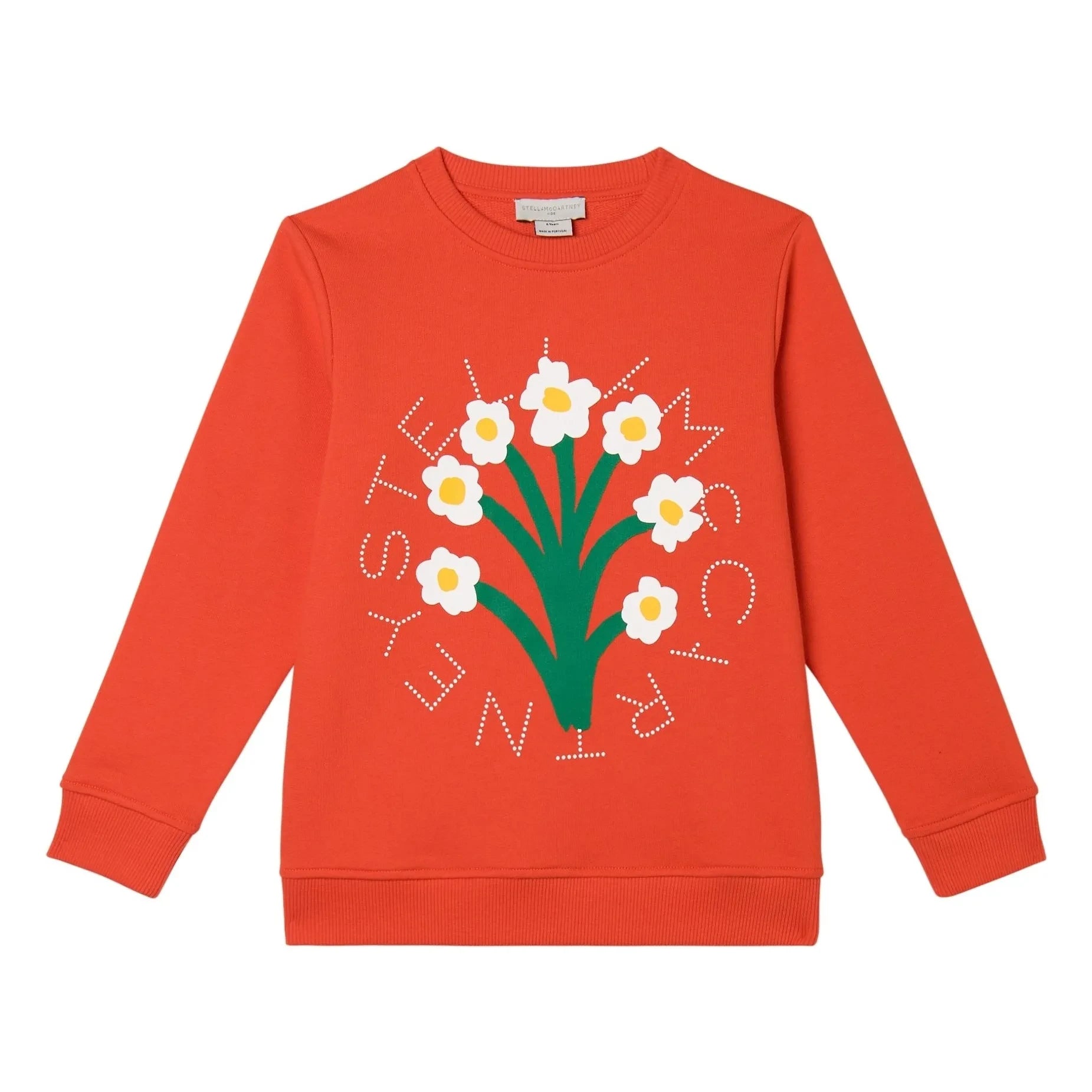 Stella McCartney Kids – Sweat Blumenstrauß | Rot