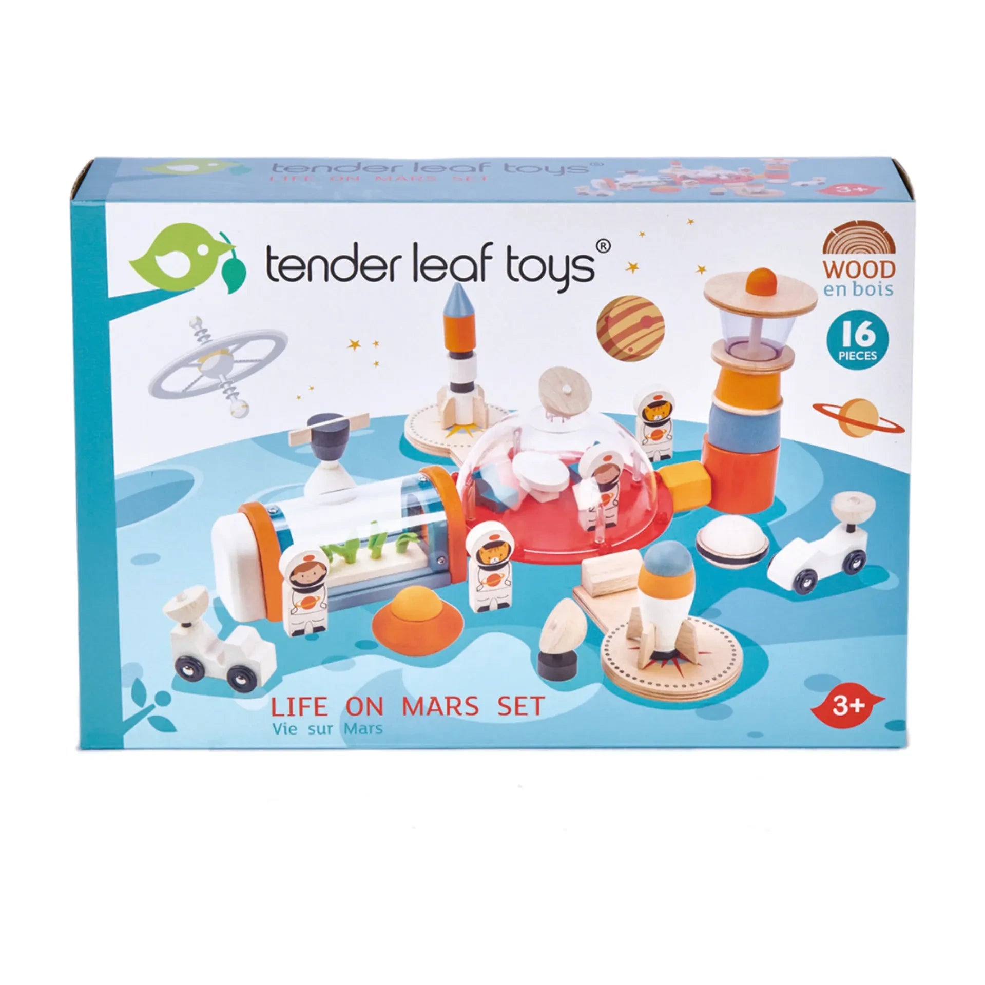 Tender Leaf Toys - Leben auf dem Mars Holzspielzeug-Set