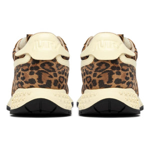 Autry - Reelwind Leopard Wildleder Sneakers | Braun