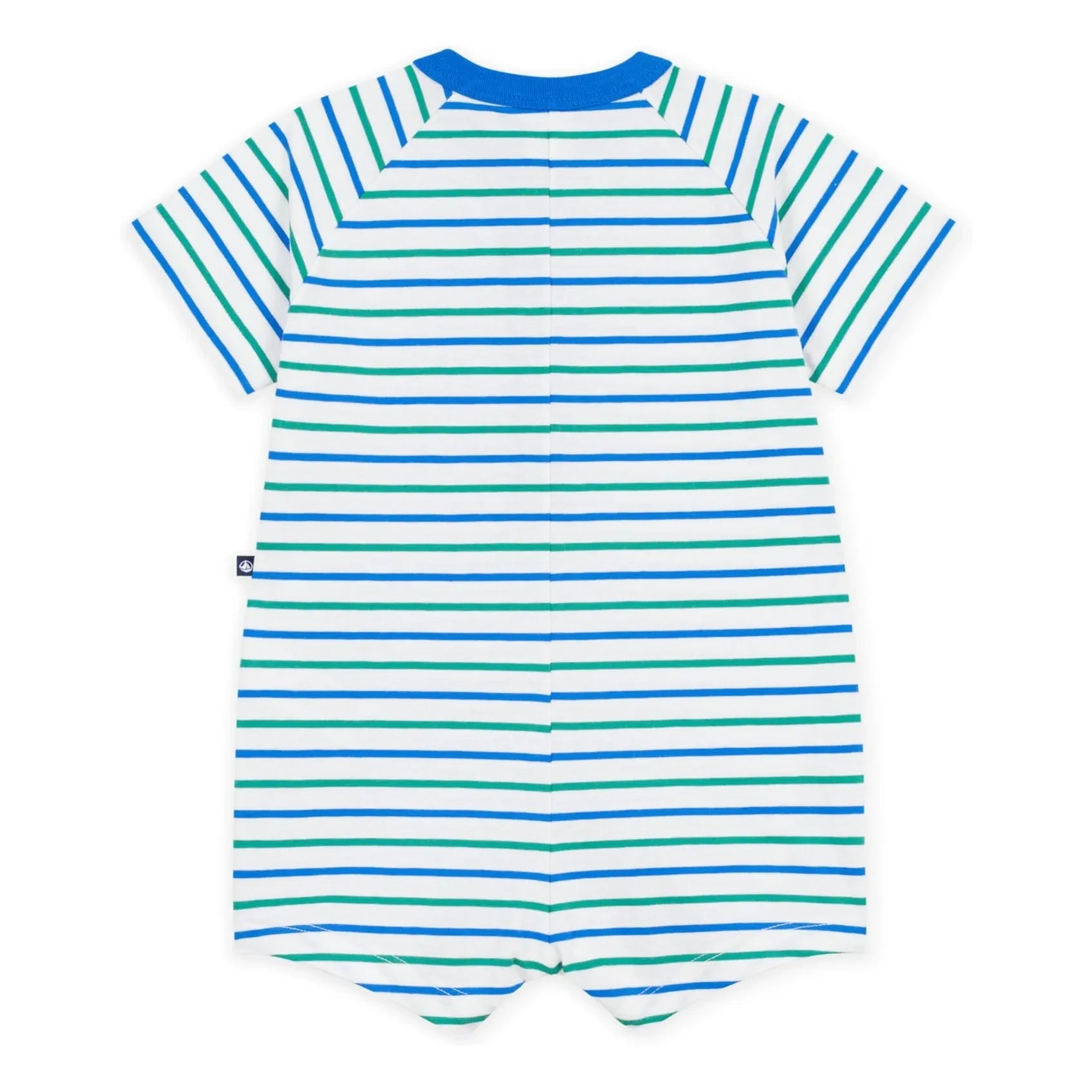 Petit Bateau - Gestreifter Strampler | Blau