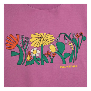 Bobo Choses - Sweatshirt Color Herbalis Bio-Baumwolle | Lila