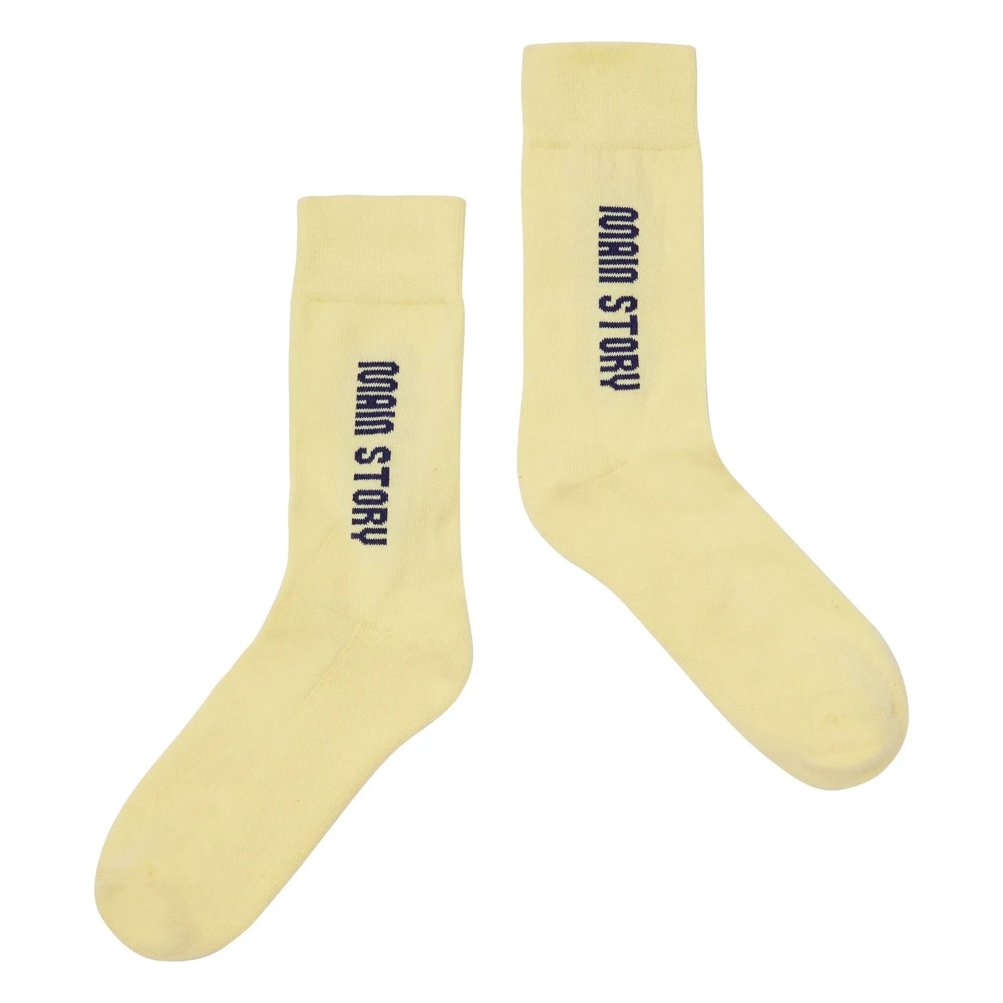 Main Story - Socken aus Bio-Baumwolle | Blassgelb