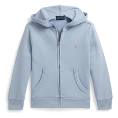 Ralph Lauren – Sweatshirt mit Logo-Reißverschluss | Blau
