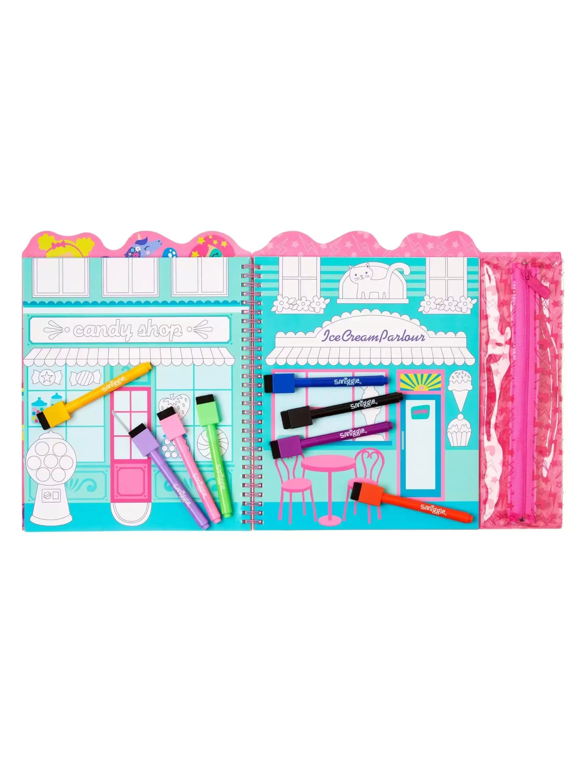 Smiggle - İngilizce İlk Karalama Aktivite Kitabım-Dinossi