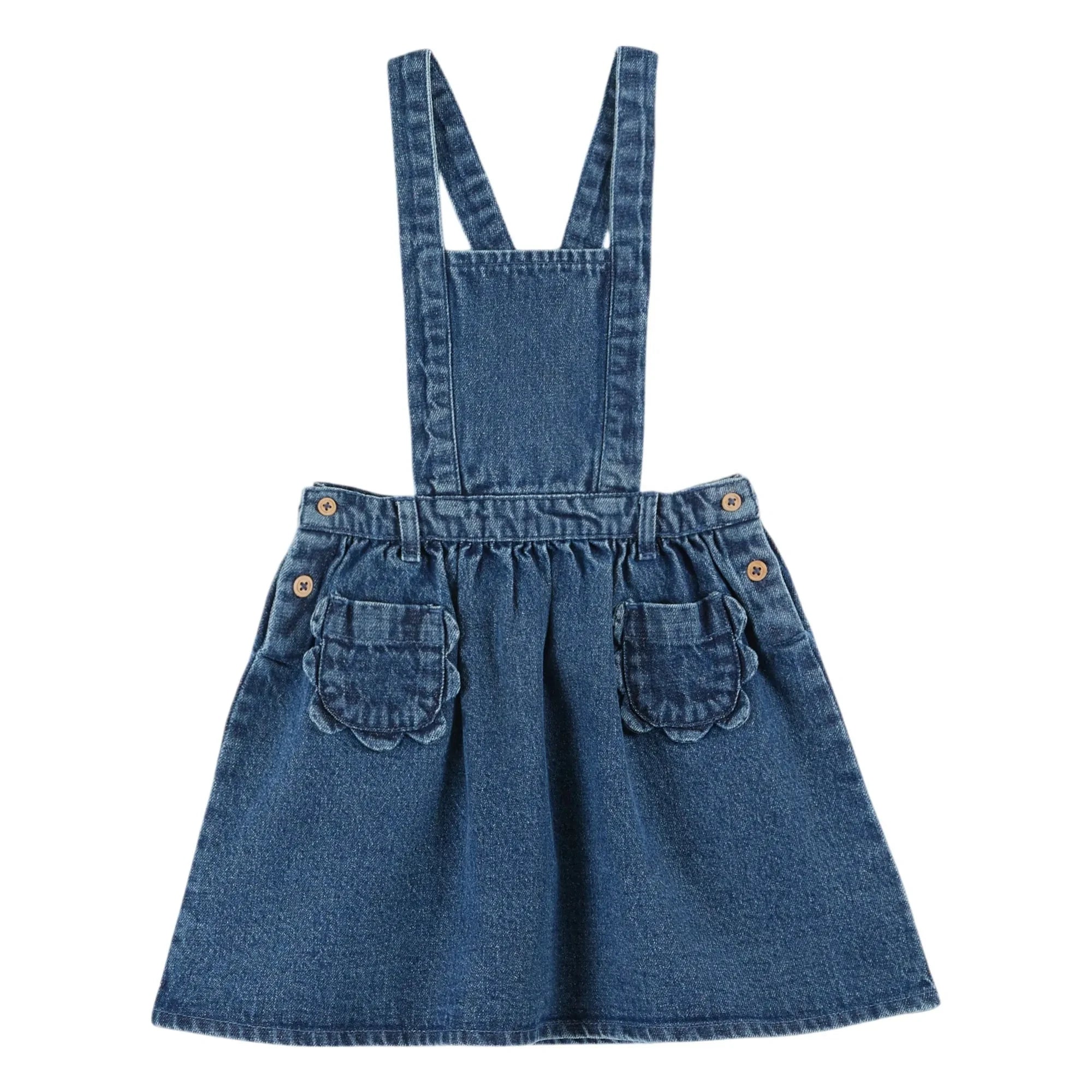 Emile et Ida - Jeans-Latzkleid | Blau