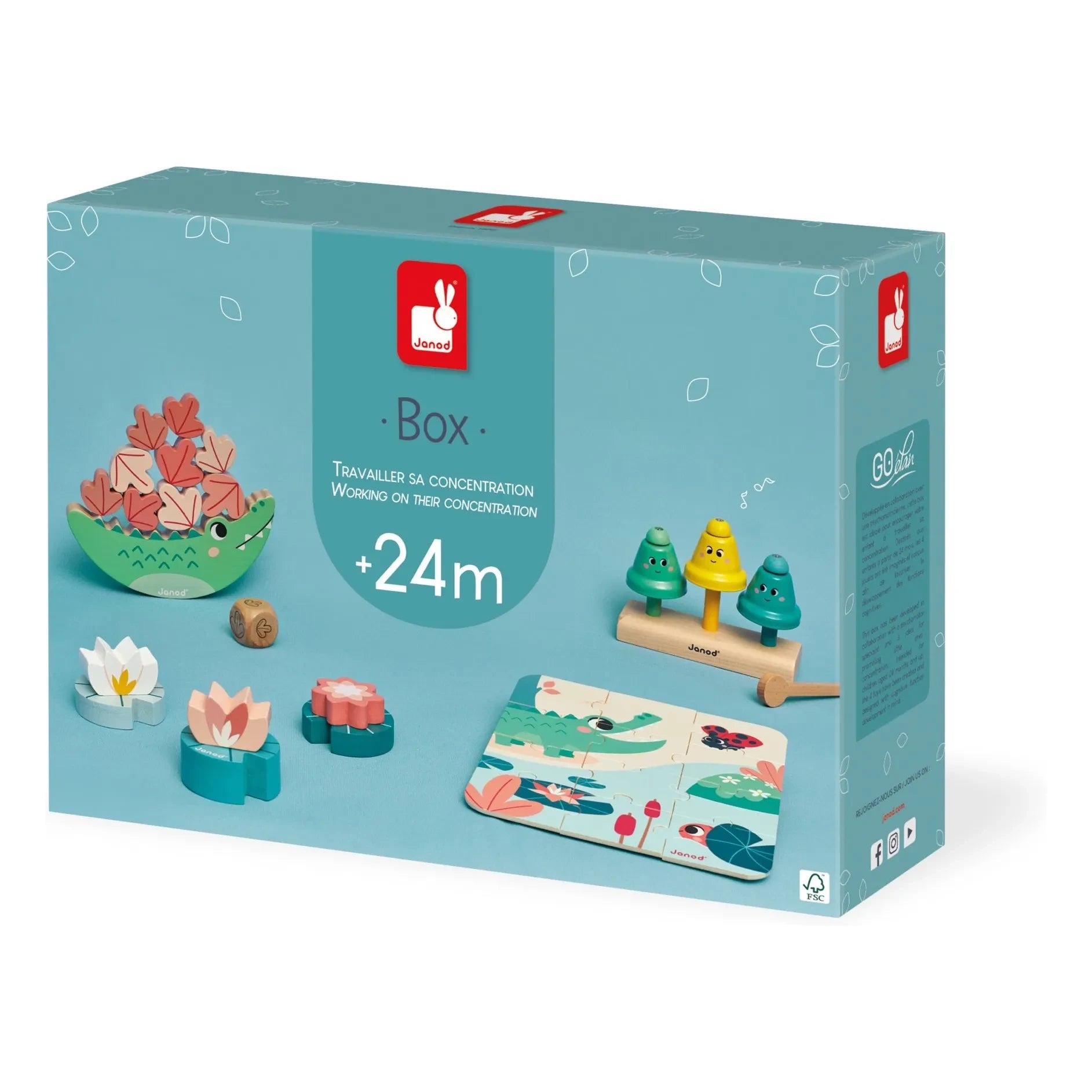 Janod - Geschenkset für 24 Monate