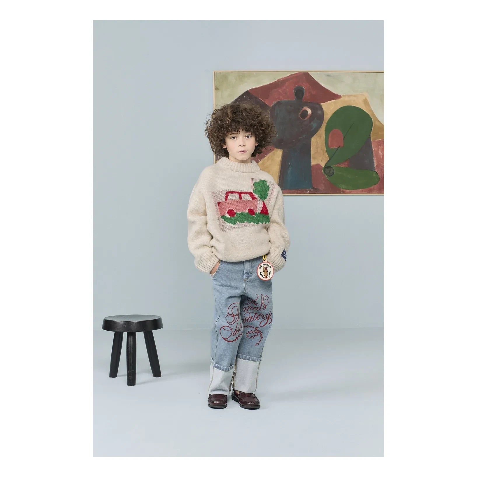 The Animals Observatory - Boxfish Auto-Pullover | Creme