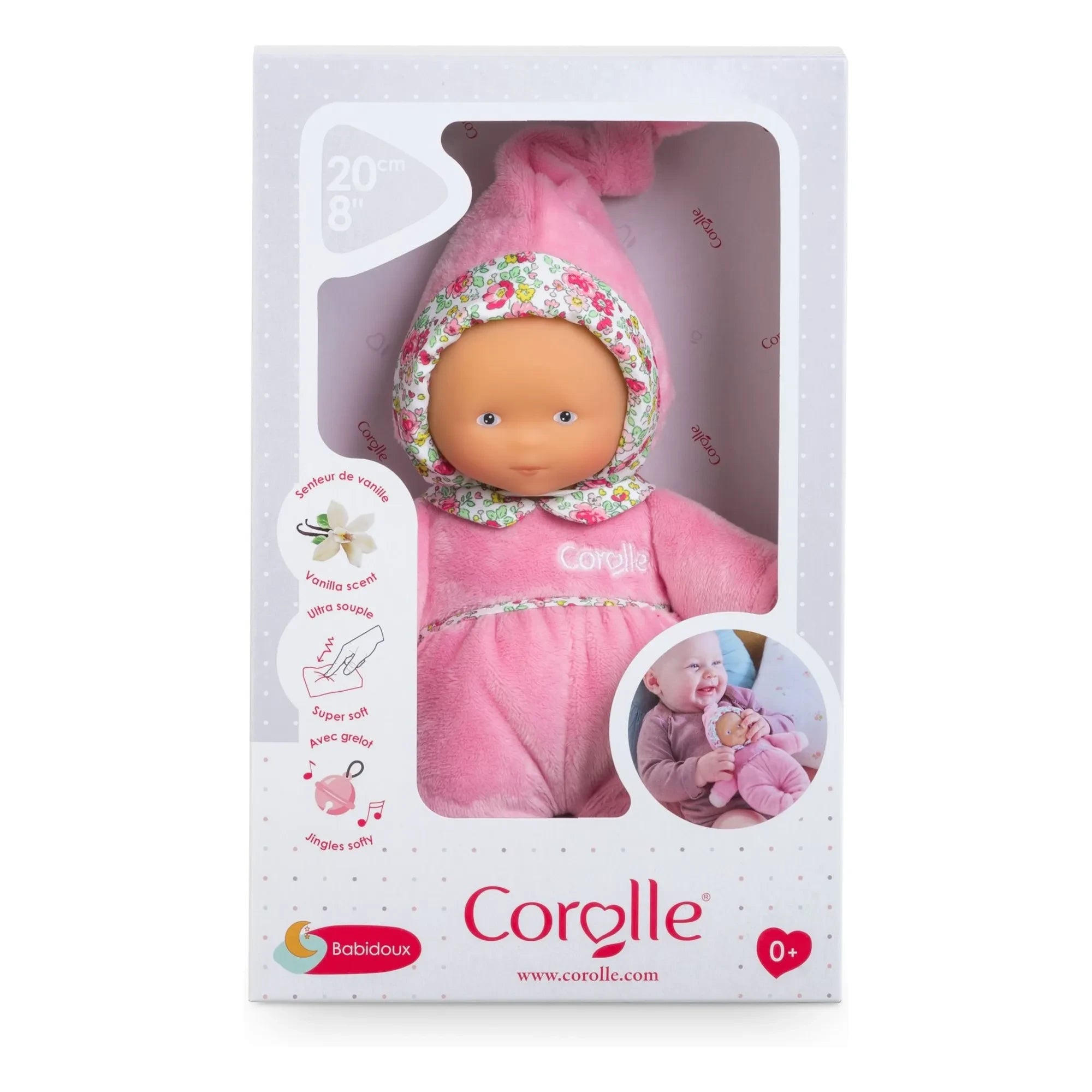Corolle - Babidoux - Blühender Garten Plüschtier | Rosa