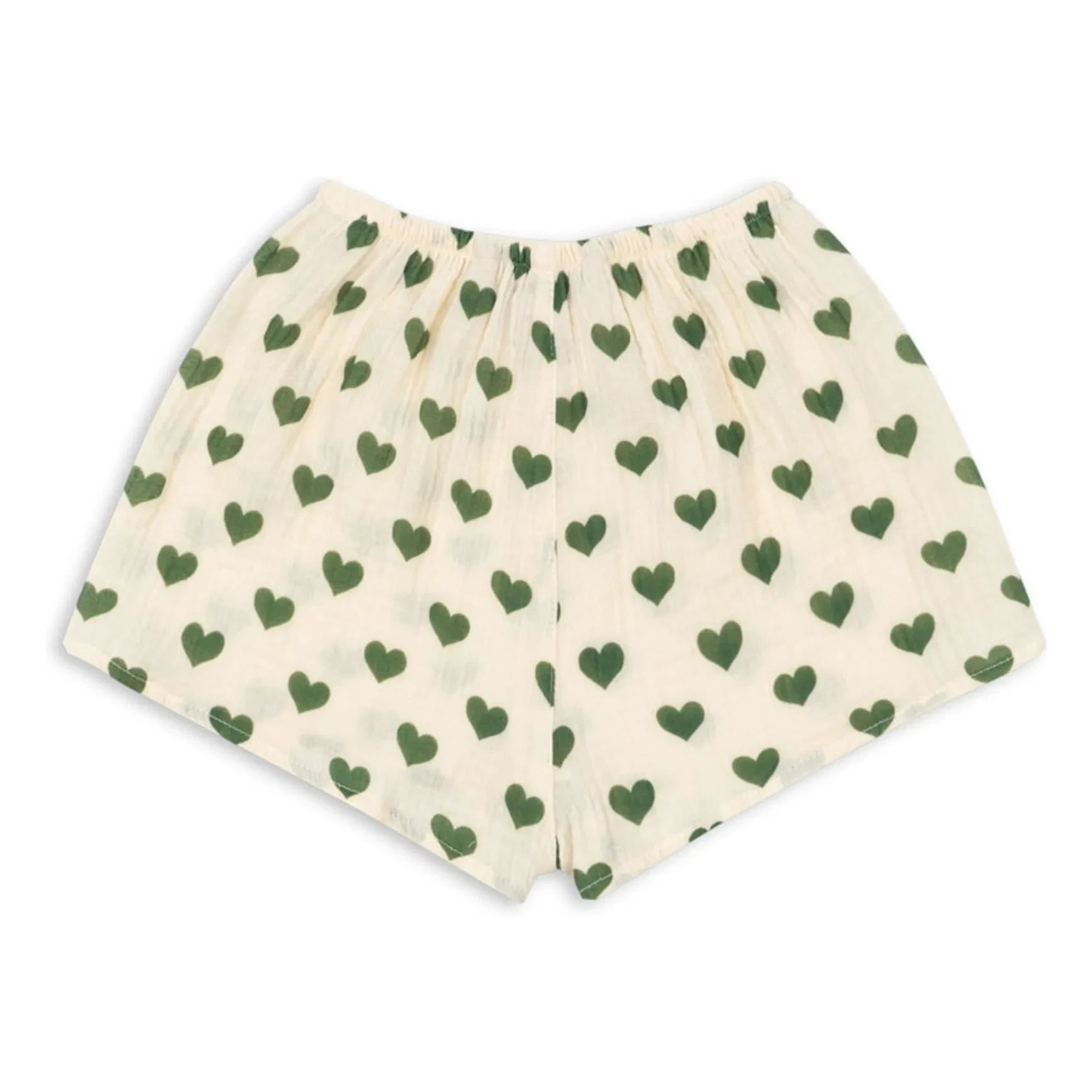 Konges Sløjd - Coco Hearts Bio-Baumwollshorts | Ecru