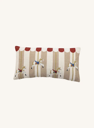 Bloomingville Mini - Karussell Rechteckkissen | Beige