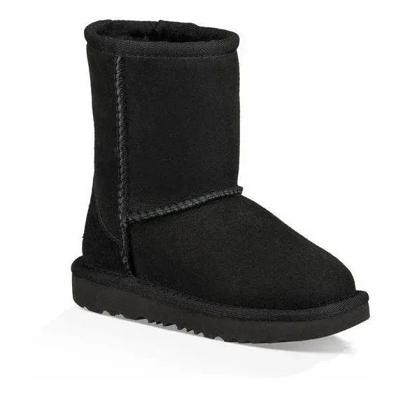 UGG - Classic II Lammfellgefütterte Wildlederstiefel | Schwarz