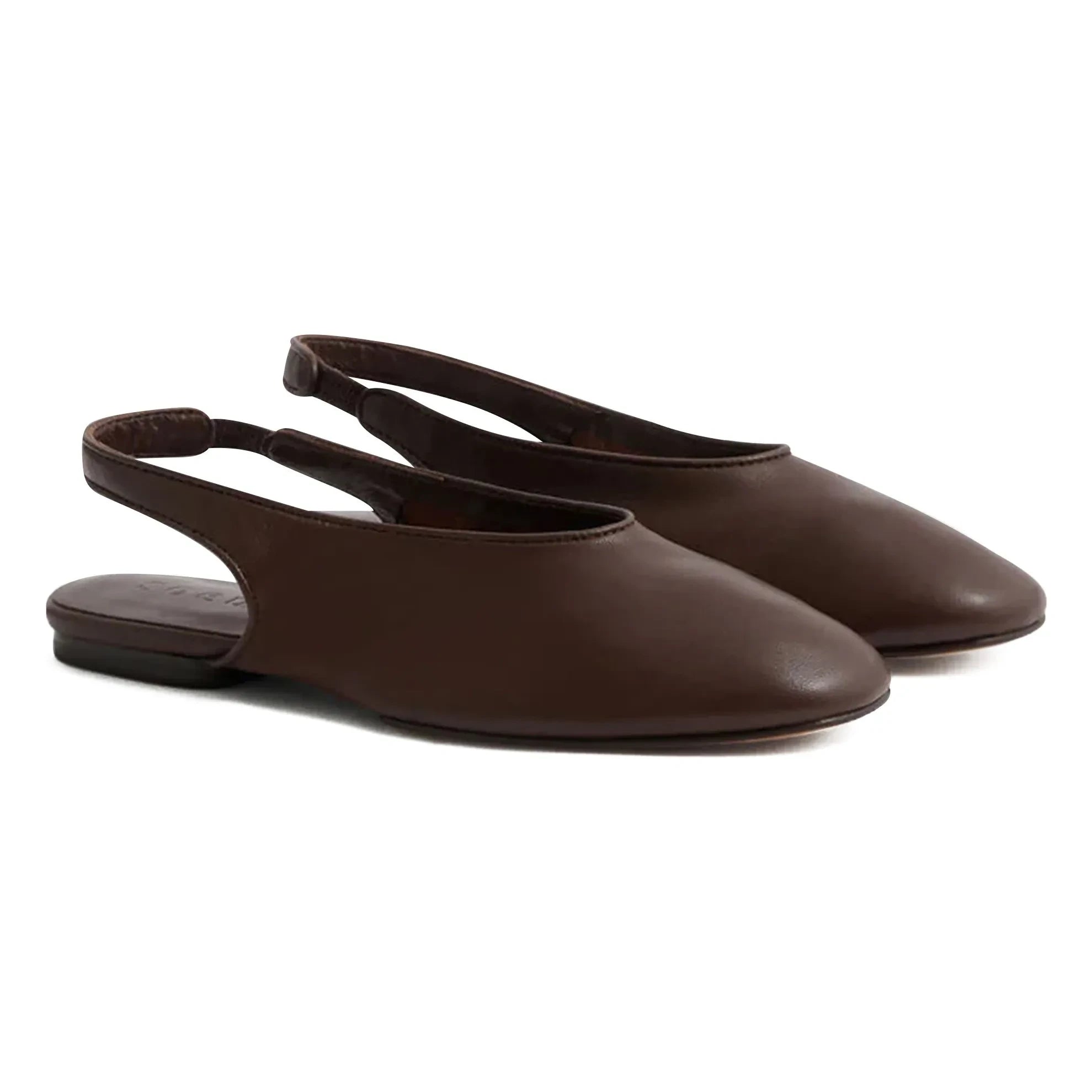 Soeur - Emmett Leder-Ballerinas | Schokolade