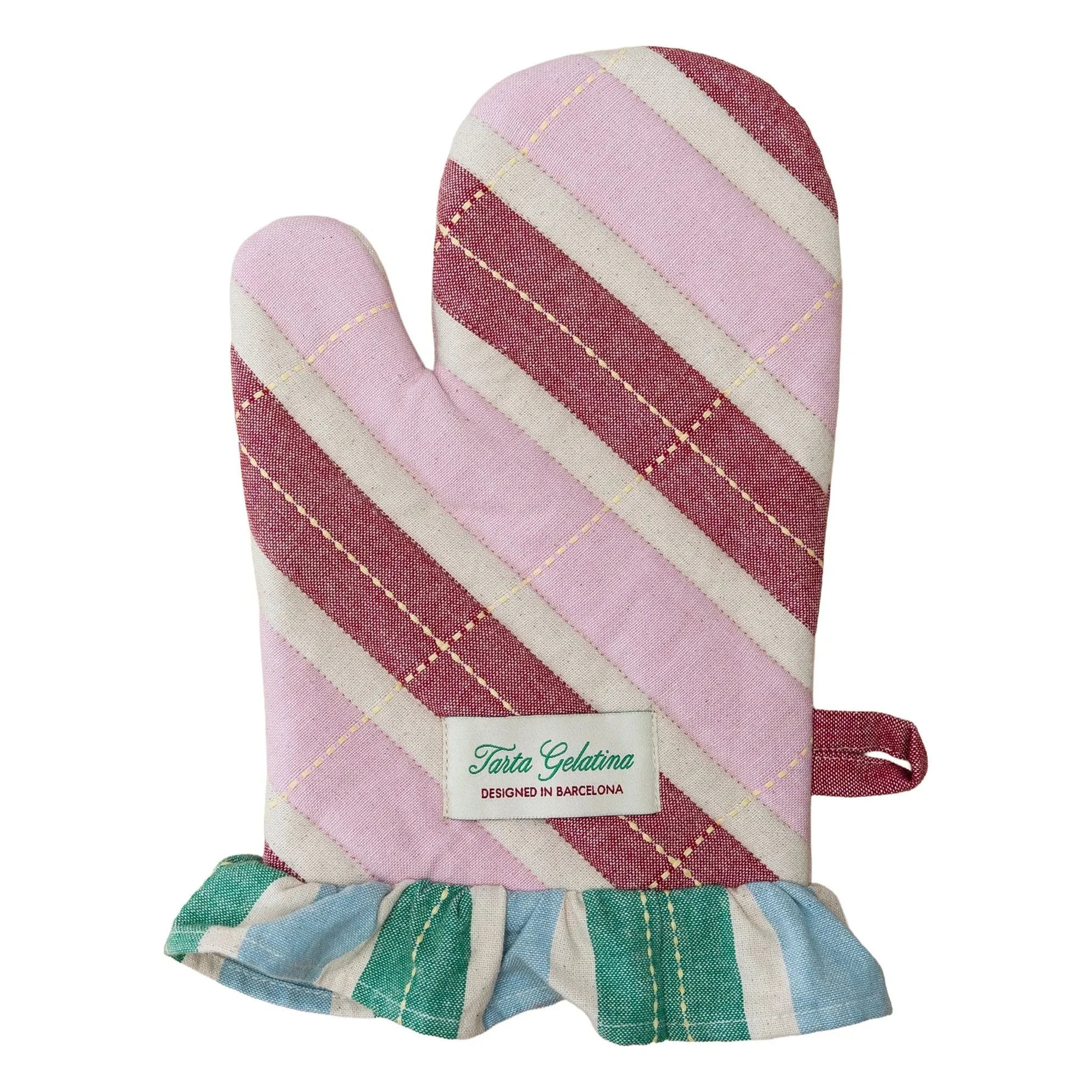 Tarta Gelatina - Ofenhandschuh aus Bio-Baumwolle | Rosa