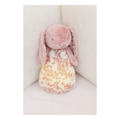 Tartine et Chocolat - Nachtlicht Doudou Augustin das Kaninchen Toile de Jouy | Pfirsich