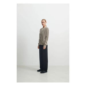 FUB - Kadın Koleksiyonu Lambswool Hırka | Heather bej