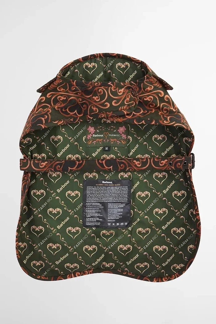 Barbour x Farm Rio Hundemantel