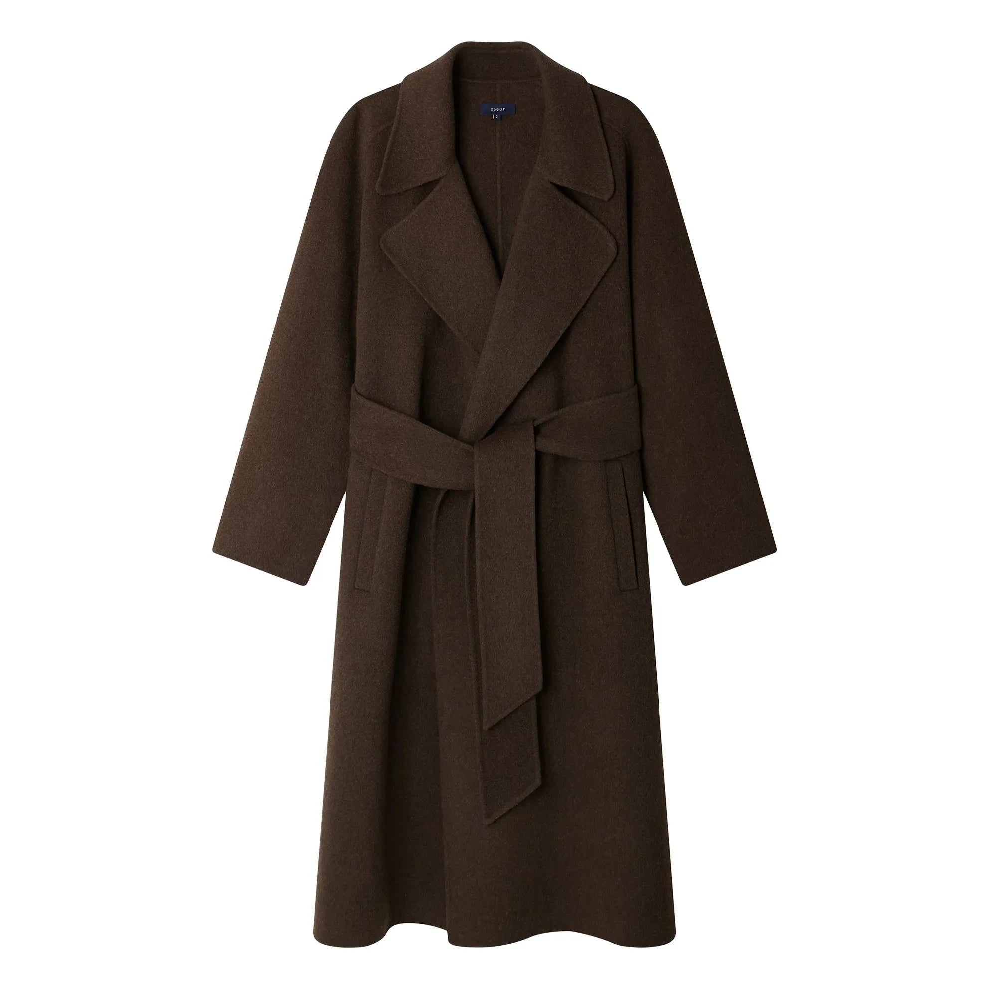 Soeur - Harvard Mantel Wolle | Khakibraun