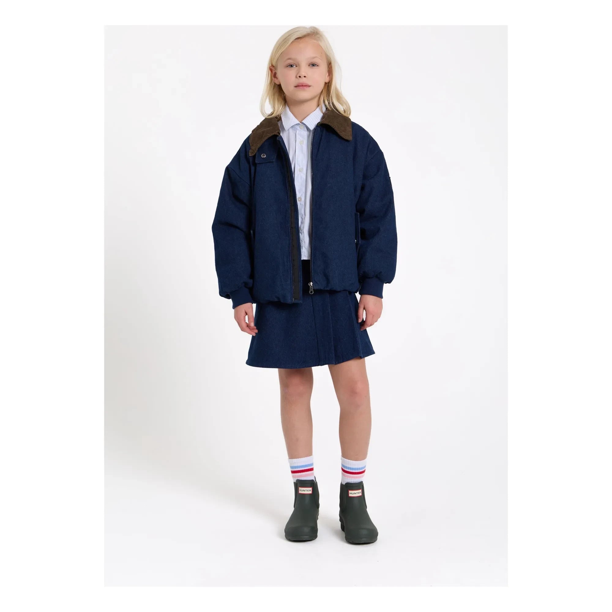 Finger in the nose - Aria Denim Pilotenjacke | Raw Denim