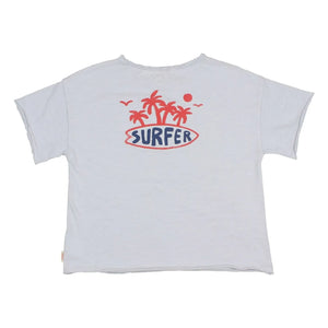 Búho – Surfer-T-Shirt | Bio-Baumwolle | Hellblau