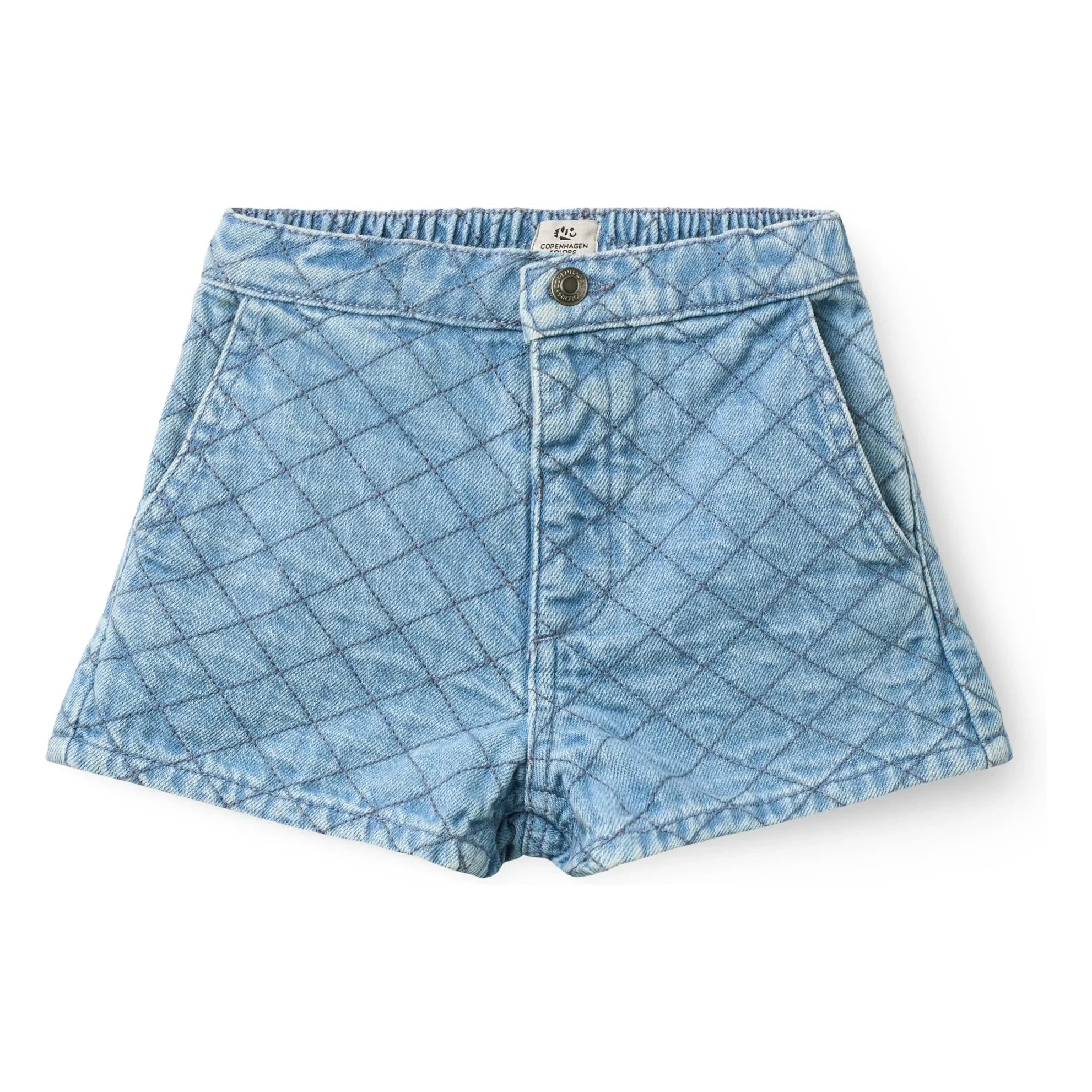 Copenhagen Colors - Stepp-Denim-Shorts aus Bio-Baumwolle | Hellblau