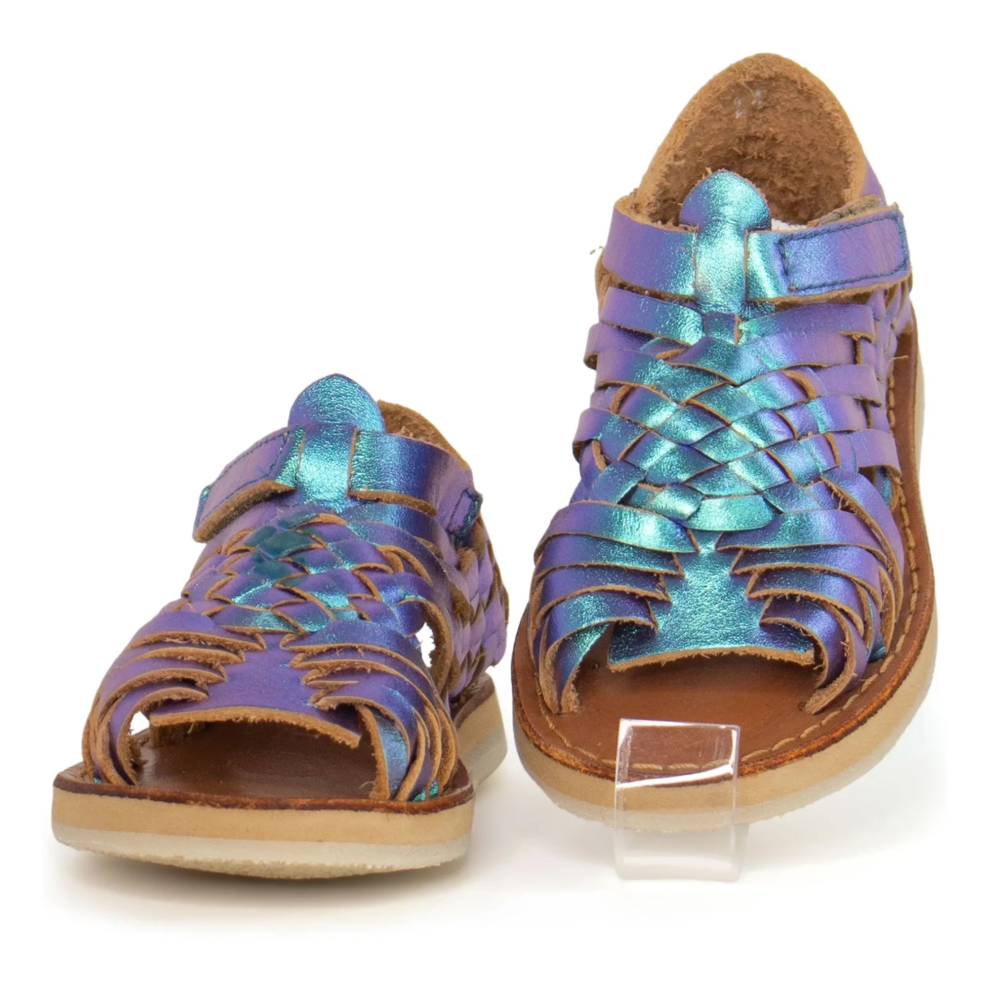Mapache - Sandalita Mermaid Metallic Sandalen | Türkis